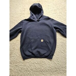 Carhartt Hoodie Mens M Blue Original Fit Pullover